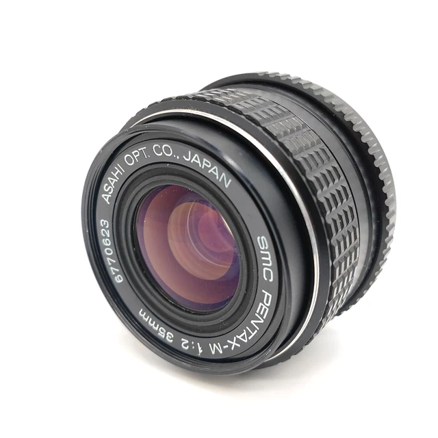 [Near MINT w/ Cap] SMC PENTAX M 35mm F2 MF Wide Angle Lens for Kmount from JAPAN