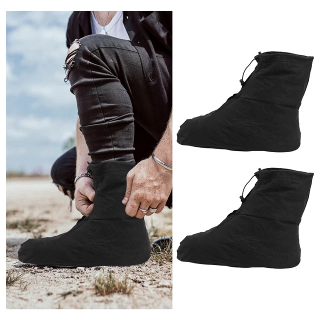 CYCLING RAIN BOOTS Shoe Cover Shoes Covers Reusable £13.49 PicClick UK