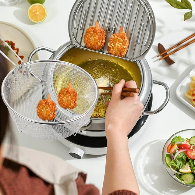 Quality and Convenience Combine in Our Stainless Steel Deep Fry Basket