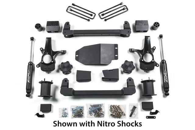 Zone Offroad C25n/C26n 6.5" Suspension Lift Kit For 2014-18 Chevy Silverado 1500