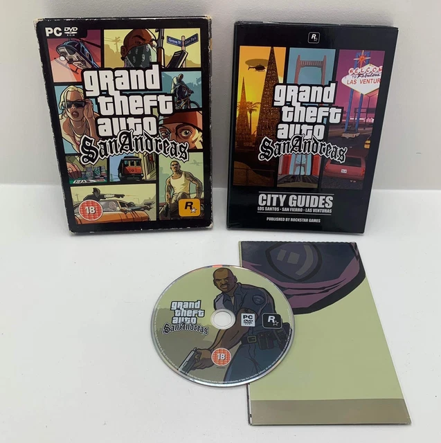 GRAND THEFT AUTO San Andreas Limited Edition (PC, 2005) Complete With ...
