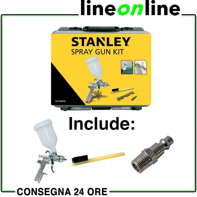 Aerografo con serbatoio a caduta Stanley per compressore aria