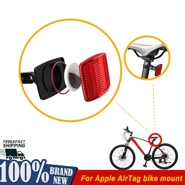 Supporto Per Airtag Su Bicicletta - Montaggio Su Forcella MTB Da 32-34 Mm - Foto 9