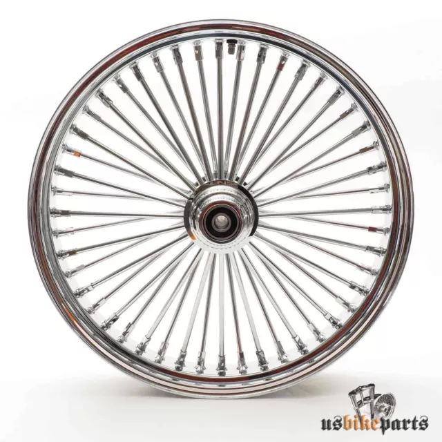 21x3,5 " Big Graisse Roi Spoke Jante, Chrome - Avant, 1x Bride - Roue 3/4 Pouces 2