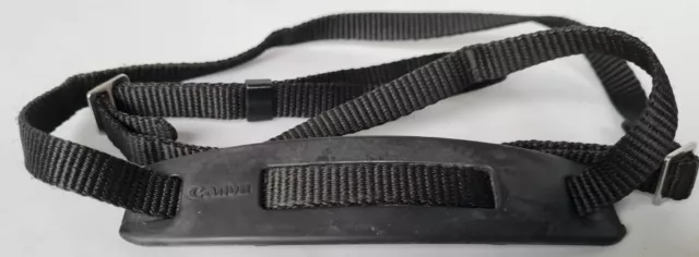 Original Vintage Canon camera neck strap with rubber pad for Canon SLR camera