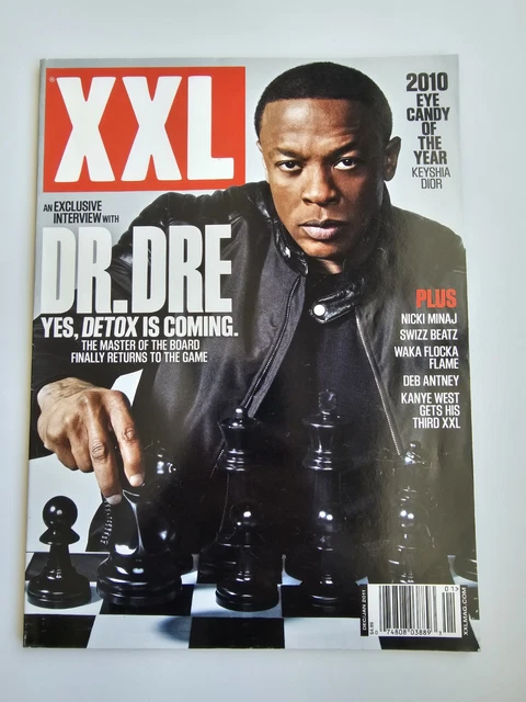 DEC/JAN 2011 XXL Hip Hop Rap Magazine DR. DRE Cover Rapper NICKI MINAJ ...