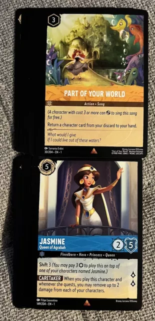 Disney Lorcana The First Chapter Card Game - RARE - Complete Your Set!