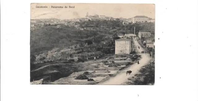 Cartolina di Lacedonia (Avellino) 1913