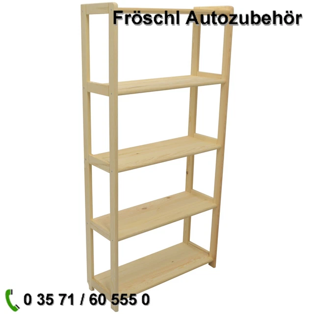 sehr schönes Regal aus Holz für Bücher Ordner Schuhe Badregal Standregal Büro w*