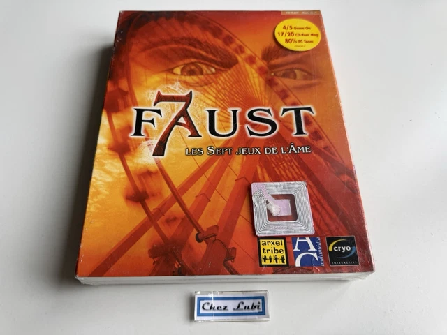 Jeu Faust les 7 jeux de l'âme Verson PC avec 4 cd rom EN BOTE | eBay