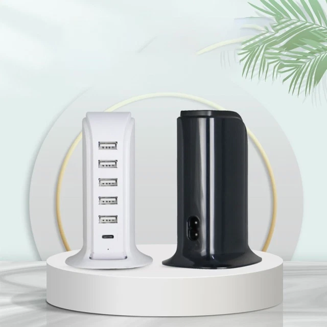 Douille Chargeur USB Connecteurs de moyeu Multi 6 Port Station de recharge