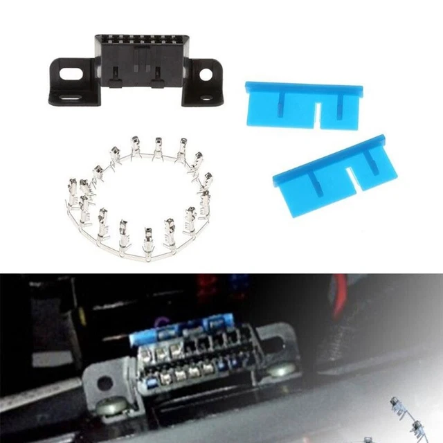 Accessori auto OBD2 16 pin presa 16 pin presa OBDII prese metalliche spina