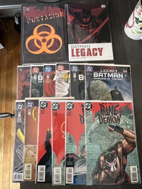 DC Batman Contagion Legacy Vol 1 TPB and Legacy Vol 2 Issues - Complete Story