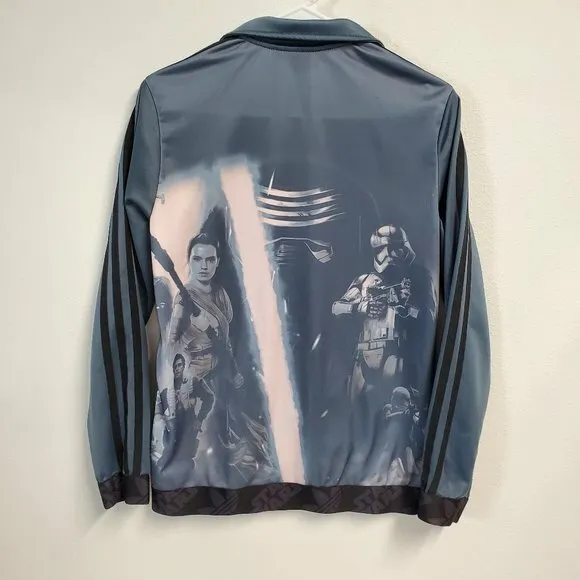 Adidas X Star Wars Collaboration Firebird Full Zip Jacket Youth Size Medium