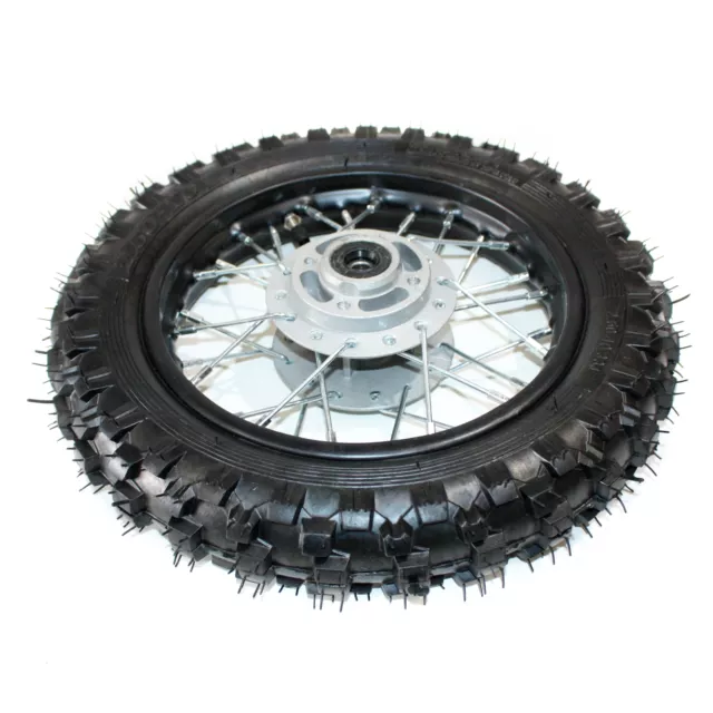2.50- 10 10" Inch Front Disc Brake Wheel Rim + Tyre Tire PIT PRO Trail Dirt Bike 2