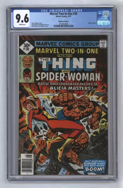 Marvel Two-In-One #30 3rd Spider-Woman Diamond ¢ Multi-Pack Variant 1977 CGC 9.6