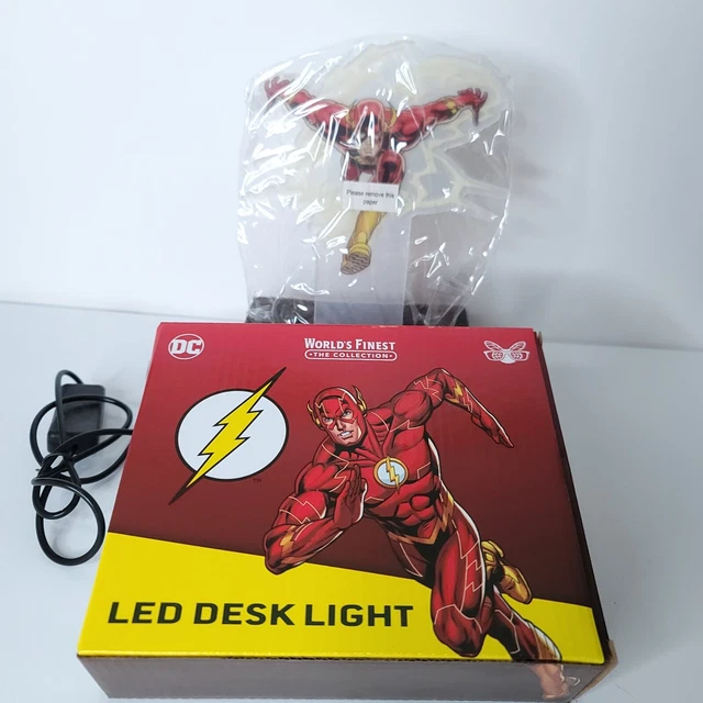 DC Comics The Flash Speed Force LED Desk Light Worlds Finest Box Exclusive May