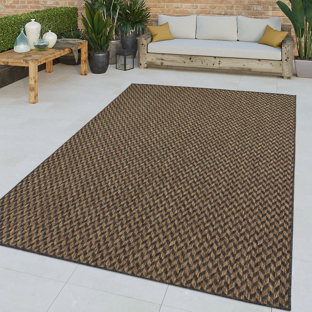 Tapis Jardin Exterieur Terrasse Cambre Cuisine Balcon Bohème Unis Modern