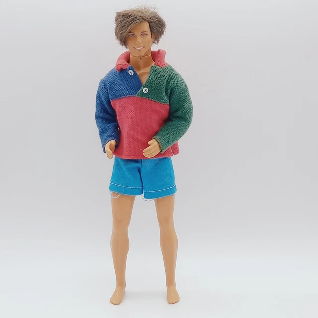 BARBIE KEN DOLL Mattel genuine vintage from 80-90s with blue