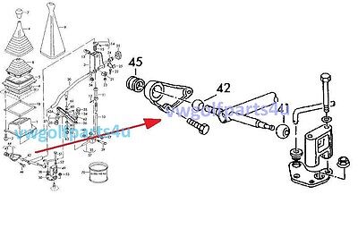 VW T4 Transporter Gear Linkage Selector Repair Kit Set Shifter Lever Bush