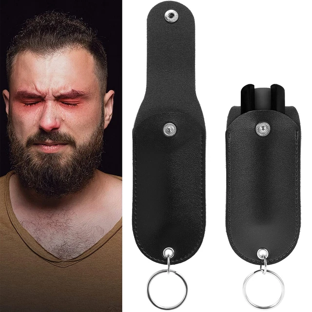 PEPPER SPRAY POUCH PU Leather Pepper Holster Mini Women Security Self