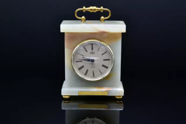 Horloge De Bureau En Onyx