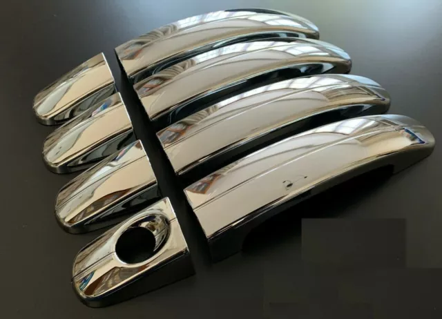 Chrome Door Handle Covers Fits Ford Focus Mk2 Mk3 Transit Connect C-Max Kuga