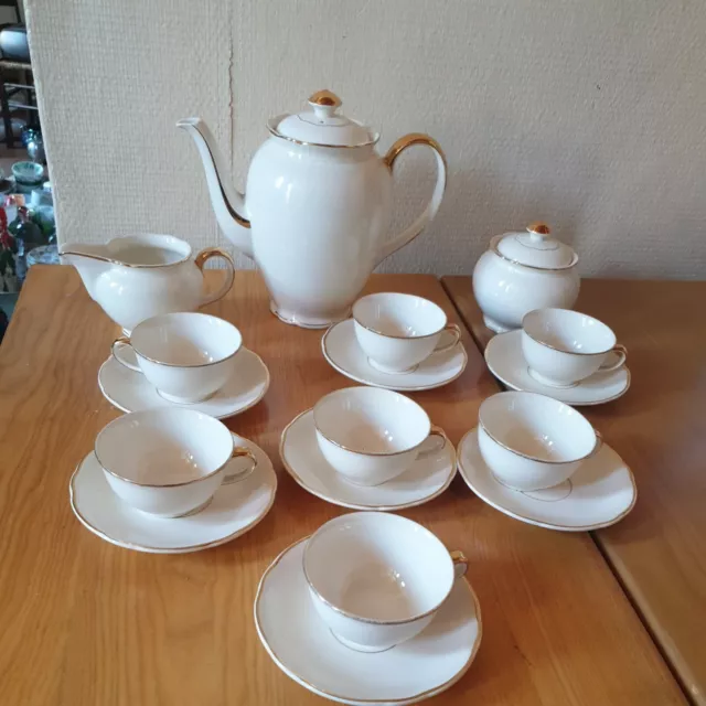 Villeroy & Boch Mettlach LIDO vintage service à café années 50 retro