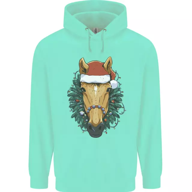 A Christmas Horse Equestrian Childrens Kids Hoodie