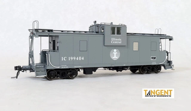 TANGENT HO IC Gray Repaint 1988+ IC Centralia Steel Wide-vision Caboose