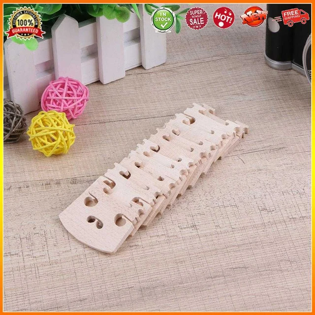 10pcs 4/4 Violin Strings Bridges Parts Maple Fiddle Bridge Violins Accessories