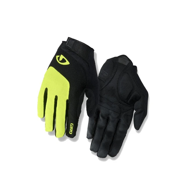 Guanti Ciclismo Dito Lungo Giro Bravo Gel Strada Highlight Giallo Medio Venditore UK
