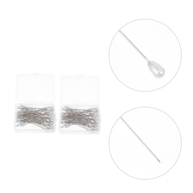 2 scatole cucire per perle decorazioni per perle Posizione dritta Pin Sewing