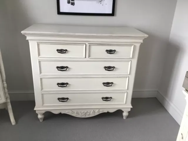 French shabby chic chest of drawers