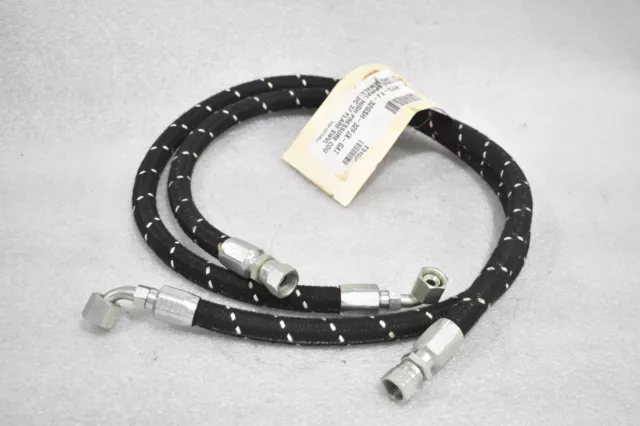 Gates Nissan F-Hyd-Fj-32Gsh-32Fjx-Gat High Press Hydraulic Hoses 3/8" (Lot Of 2)