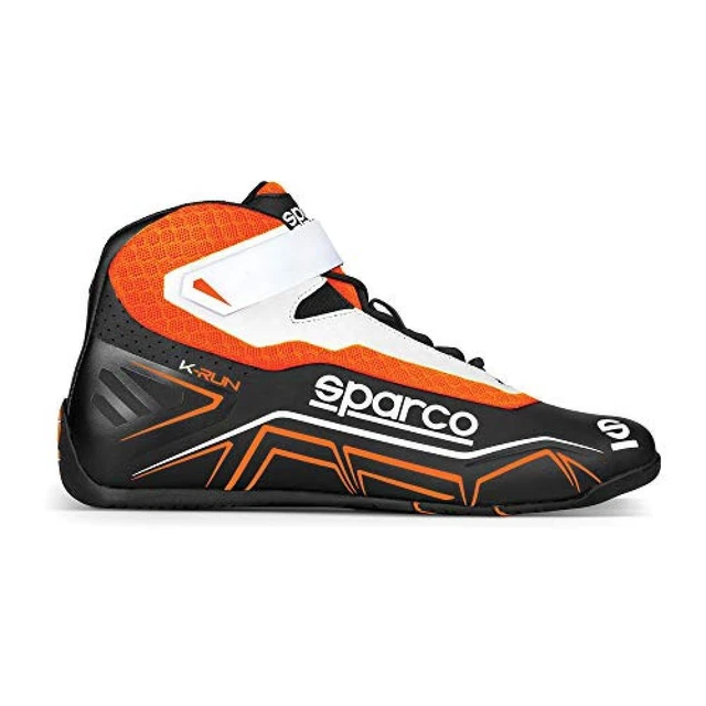 (TG. Taglia:42) Sparco Scarpe K-Run Taglia 42 Nero / Fluo Or - NUOVO