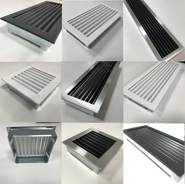Grille De Ventilation Kratki AIR Pour Cheminée - 9 X 100, Occasion Fonctionnelle