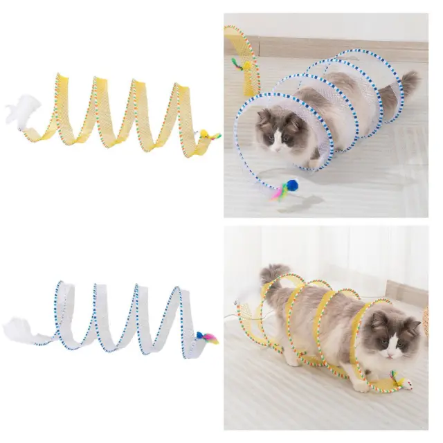 Tunnel pliable pour chat jouet interactif pour animaux de compagnie jouet à