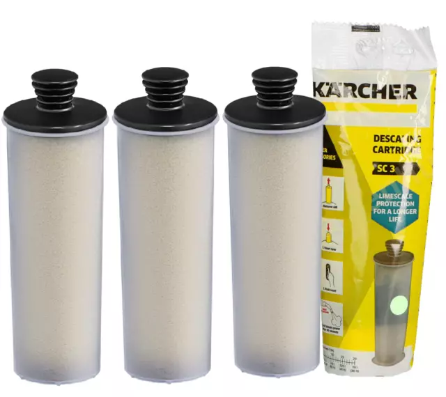 3x Kärcher Cartouche filtrante pour Nettoyeur vapeur 2.863.018.0 SC 3 KARCHER