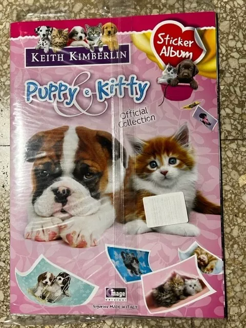 2015 Keith Kimberlin EMPTY ALBUM PUPPY E KITTY STICKER