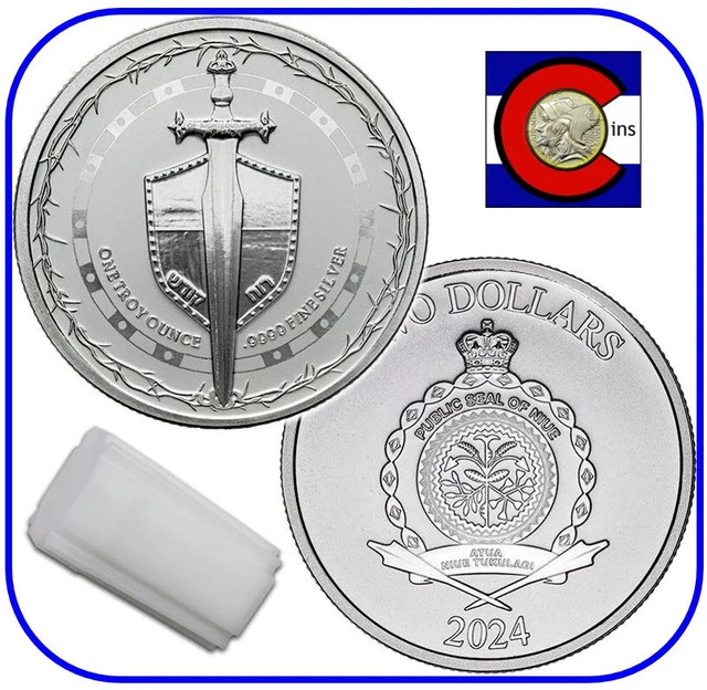 NGC ニウエ 2024 Sword of Truth Reverse プラチナ NGC ニウエ Truth