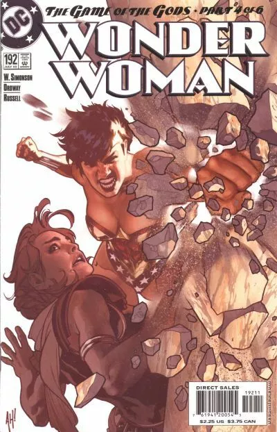 WONDER WOMAN (Vol. 2) #192 NM, Adam Hughes c. DC Comics 2003 Stock Image