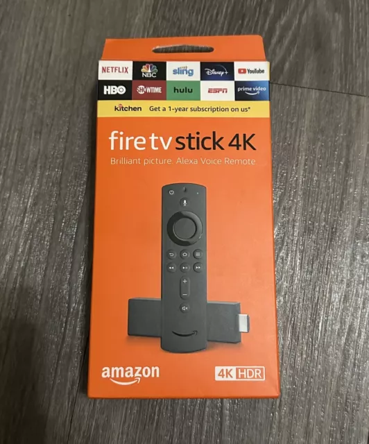 Amazon Fire TV Stick 4K Media Streamer with Alexa Voice Remote - Black