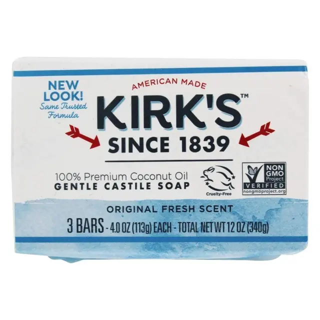 Kirk'S Original Coco Castile Soap (48 Pack Case)