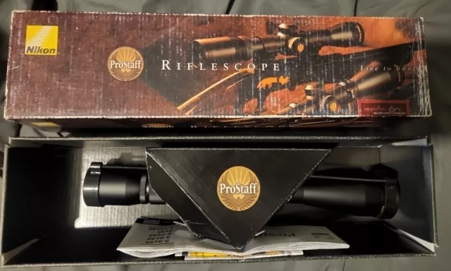 Discontinued Nikon ProStaff Matte Nikoplex 3-9x40  Rifle Scope(mint!) Opened Box