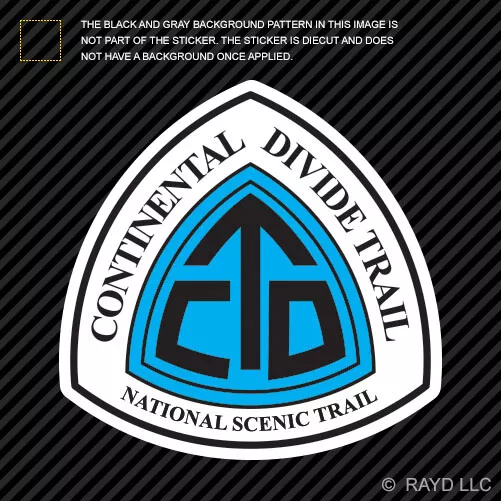 Continental Divide Trail Sign Sticker national scenic trail cdt hike hiking