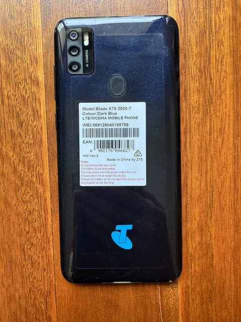 ZTE TELSTRA EVOKE Plus Phone 64Gb As New (Blade A7S 2020-T