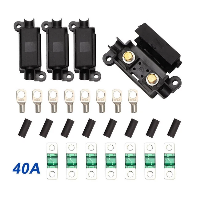 Kit Fusible 40 Amp Double Batterie Système Industriel 40A Haute Qualité De