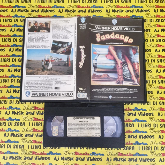 VHS FILM FANDANGO kevin costner judd nelson sam robards 1987 warner