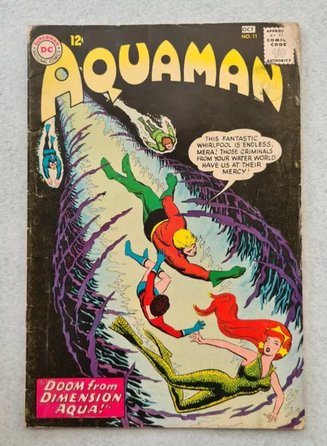 Aquaman (1962) # 11 DC Comics 1963 – 1st First Appearance of Mera - Silver Age